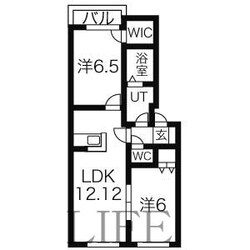 フォレスタ北野の物件間取画像